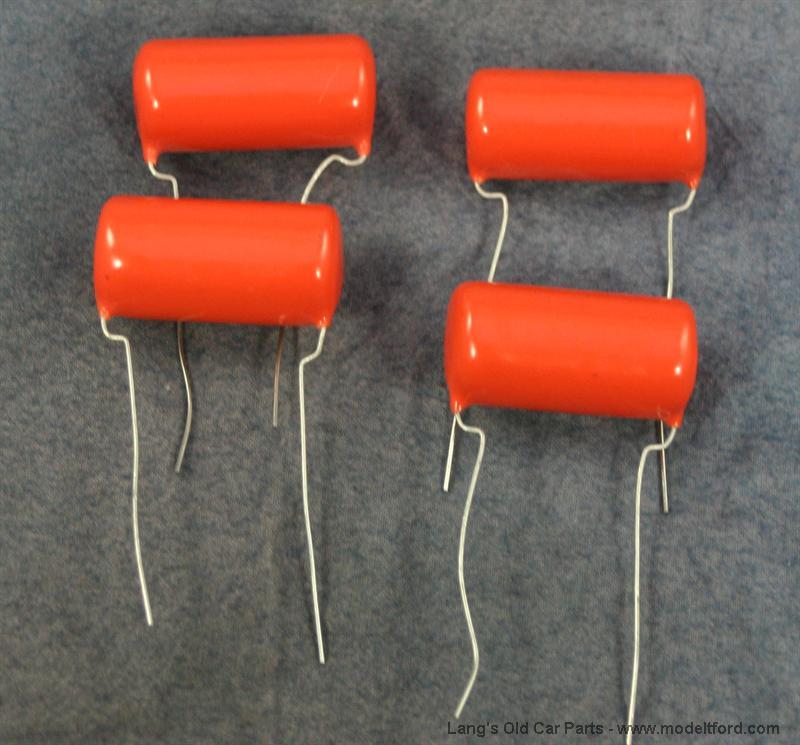 Model T Coil unit capacitor set, with instructions, 5009